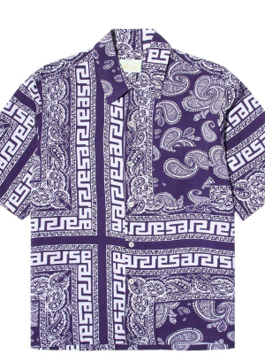 Bandana Print Hawaiian Shirt