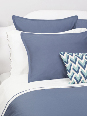 Slate Blue Hayes Nova Duvet Cover