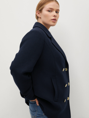 Double-breasted Wool Coat