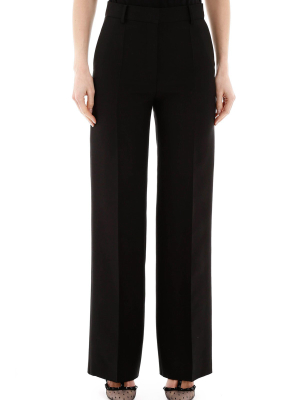 Valentino High-waisted Straight Trousers