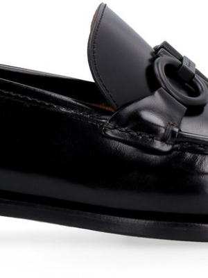 Salvatore Ferragamo Gancini Ornament Moccasins