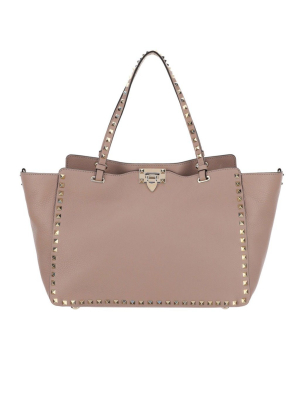 Valentino Garavani Rockstud Embellished Tote Bag