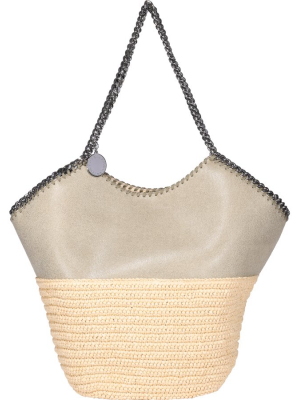 Stella Mccartney Falabella Panelled Large Shoulder Bag