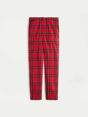 High-rise Cameron Pant In Red Stewart Tartan