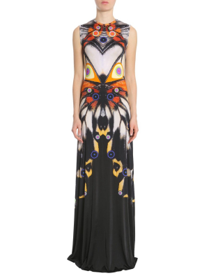 Givenchy Butterfly Printed Long Dress