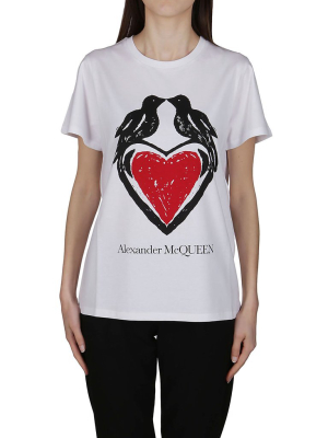 Alexander Mcqueen Graphic Print T-shirt