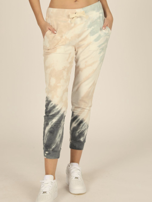 Diagonal Tie Dye Jogger