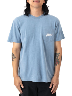 Registered Pocket Tee - Blue Jean