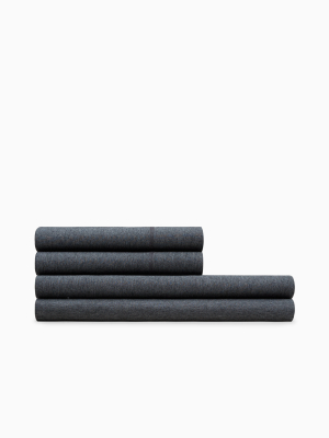 Modern Cotton - Body Flat Sheet In Charcoal