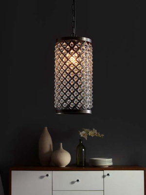 Reid Glass And Metal Pendant Chandelier