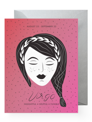 Bd Greeting Cards, Virgo