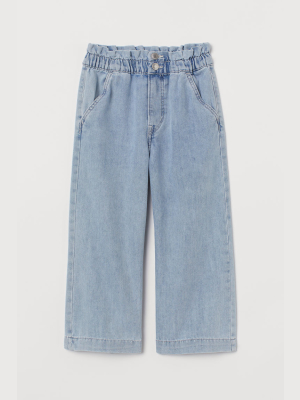 Wide Leg Ankle Jeans