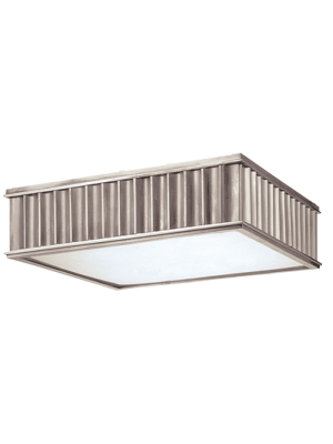 Middlebury 2 Light Flush Mount Historic Nickel