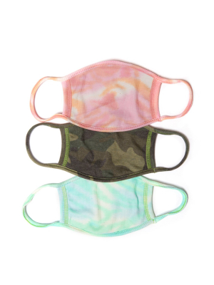 Face Mask 3 Pack - Camo Combo