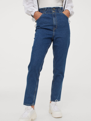 Tapered High Ankle Jeans