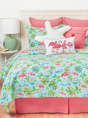 C&f Home Flamingo Garden Mini Set