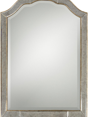 Oleander Wall Mirror In Gold