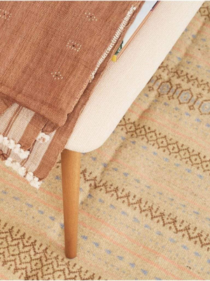 Jaali Natural Wool Rug