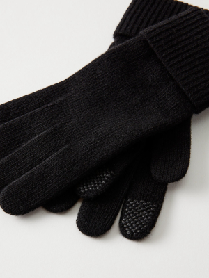 Cashmere Cuffed Gloves