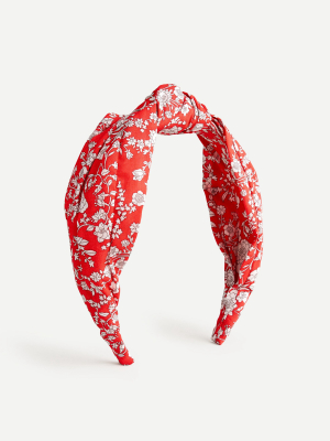 Turban Knot Headband In Liberty® Print