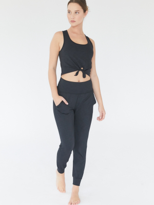 Beyond Yoga Heather Ribbed Fitted Jogger Pant