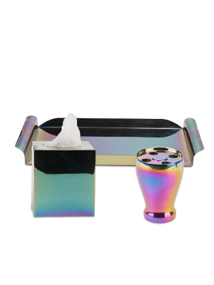 Iridescent Rainbow Bath Collection - Mind Reader