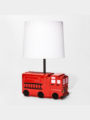 Firetruck Figural Table Lamp - Pillowfort™