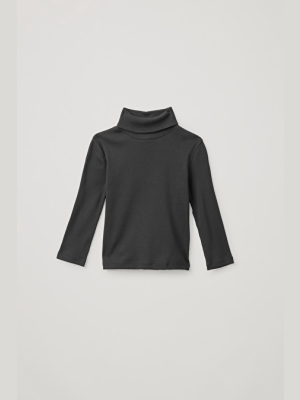 Roll-neck Organic Cotton Top