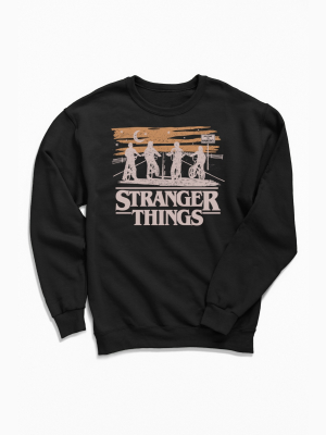 Stranger Things Silhouette Crew Neck Sweatshirt