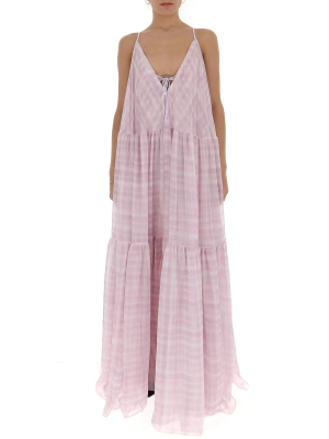 Jacquemus La Robe Mistral V-neck Maxi Dress