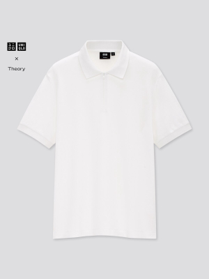 Men Airism Pique Slim-fit Polo Shirt (theory)