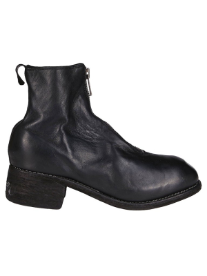 Guidi Pl1 Front Zipped Ankle Boots