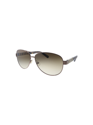 Kate Spade Ks Dalia/s Nti Womens Aviator Sunglasses Brown Havana 58mm