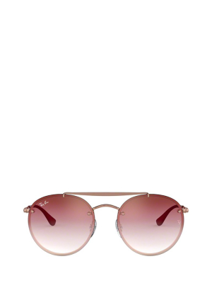 Ray-ban Blaze Round Double Bridge Sunglasses