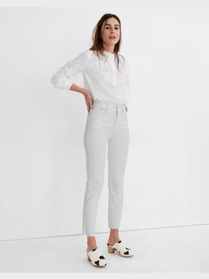 The Perfect Vintage Jean In Tile White: Raw-hem Edition