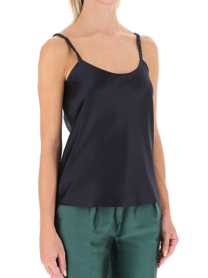 Max Mara Lory Embellished Strap Camisole