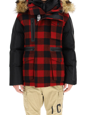 Dsquared2 Checked Down Jacket