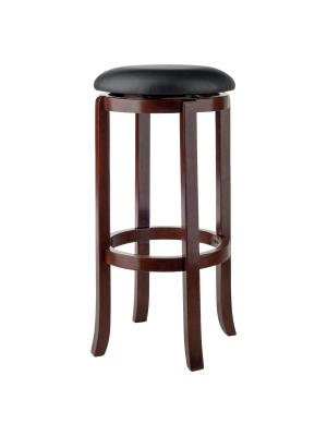 30" Walcott Swivel Barstools - Walnut - Winsome