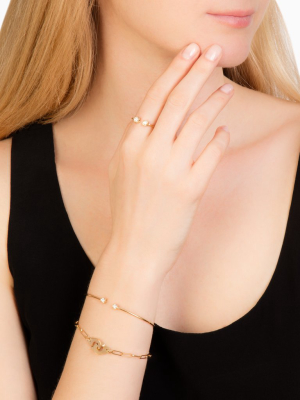 Le Cube Diamant Small Bracelet - Yellow Gold