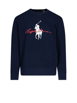 Polo Ralph Lauren Maxi Logo Print Sweatshirt