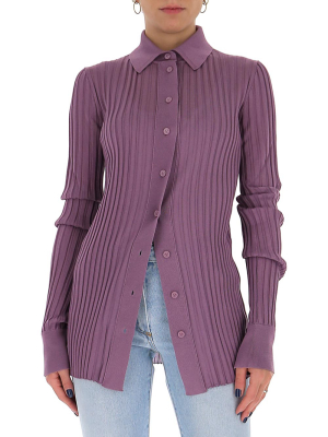 Bottega Veneta Ribbed Buttoned Shirt