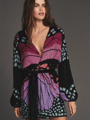 Gabrielle Sequin Butterfly Robe