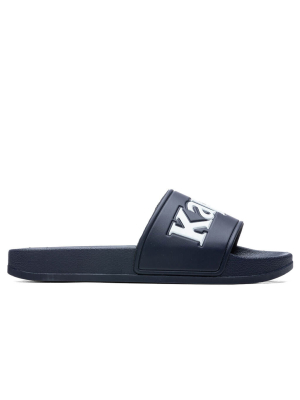 Kappa 222 Banda Adam 9 Slides - Marine Blue/white