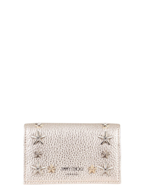 Jimmy Choo Nello Star Studs Cardholder