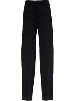 The Attico Wide Leg Gabardine Trousers