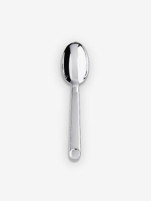 Normandie Dessert Spoon Silver Plate By Puiforcat