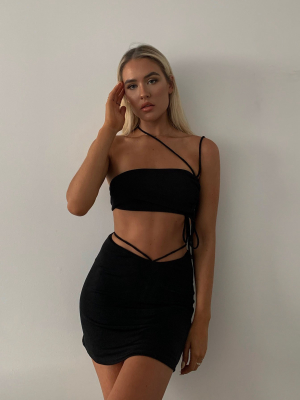 Maisie Mini Skirt Black