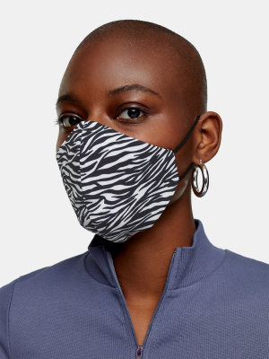 2 Pack Black And White Zebra Fashion Face Mask*