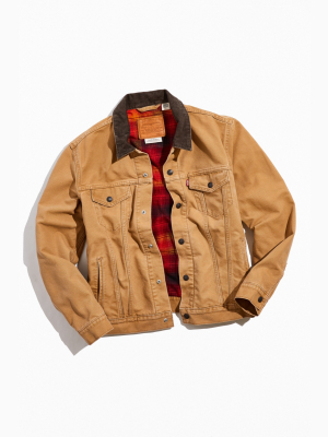 Levi’s Lined Canvas Trucker Jacket