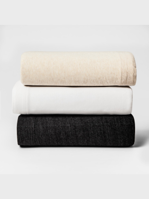 Cozy Brushed Solid Jersey Sheet Set - Threshold™